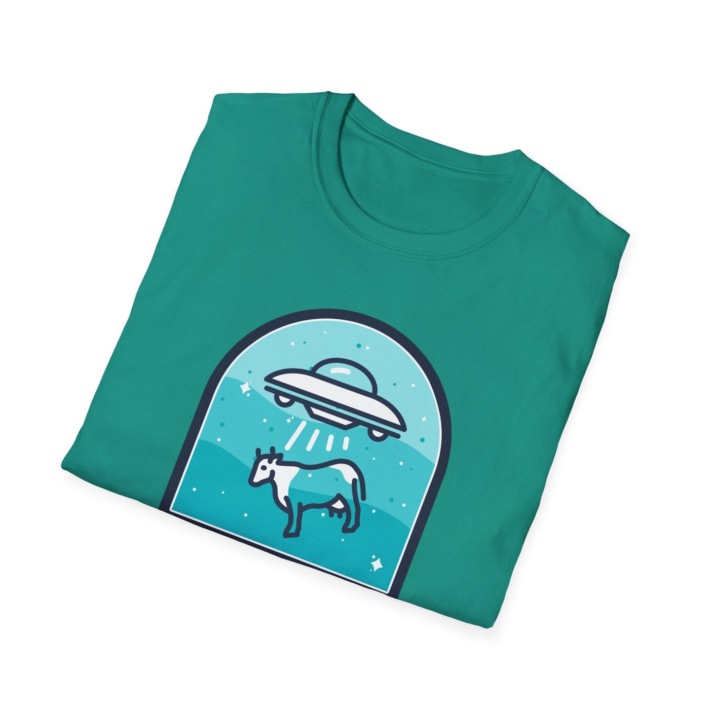 Mysteries UFO Abduction TShirt  Retro Alien Space Graphic Tee