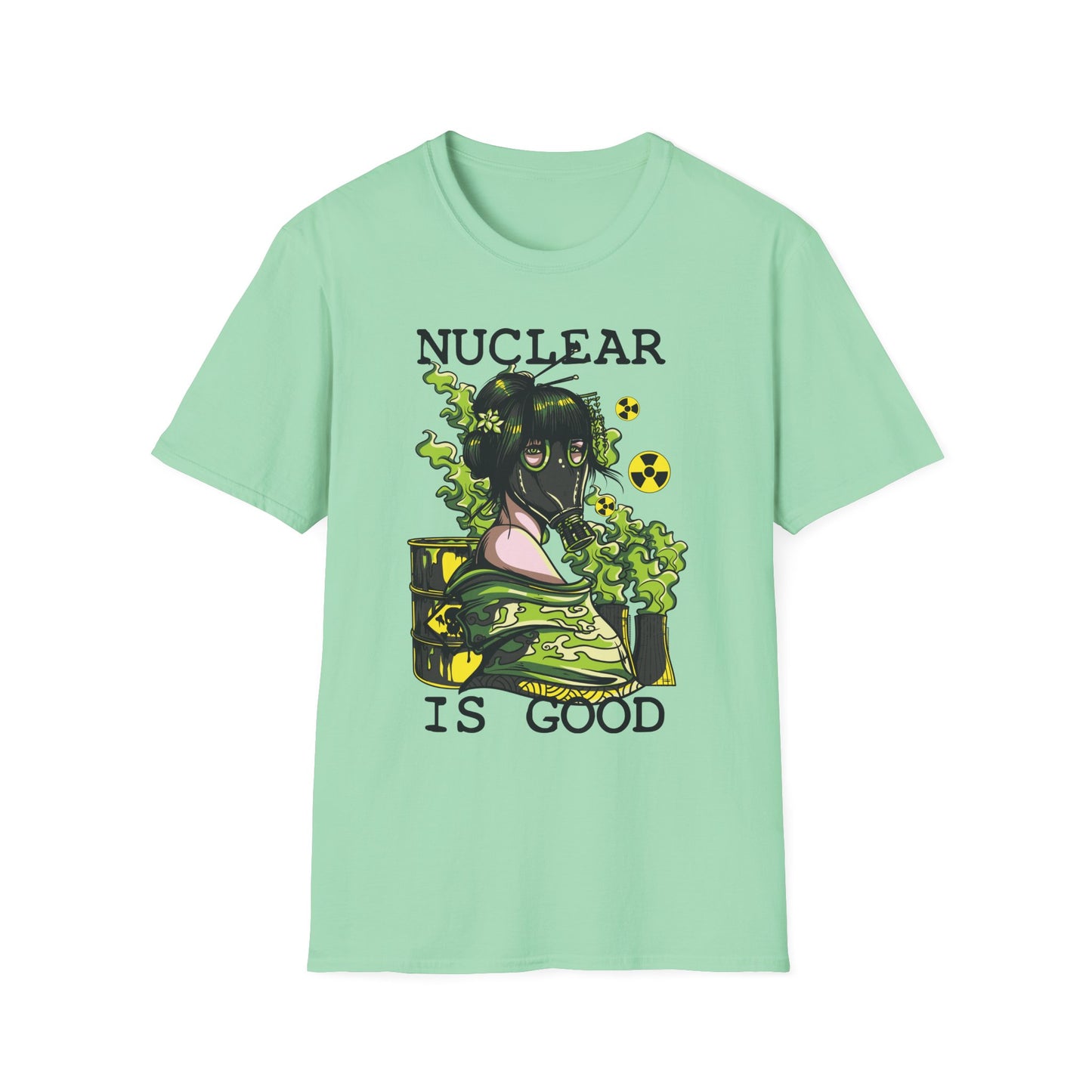 Unisex Cotton T-Shirt with Cartoon Graphic Design