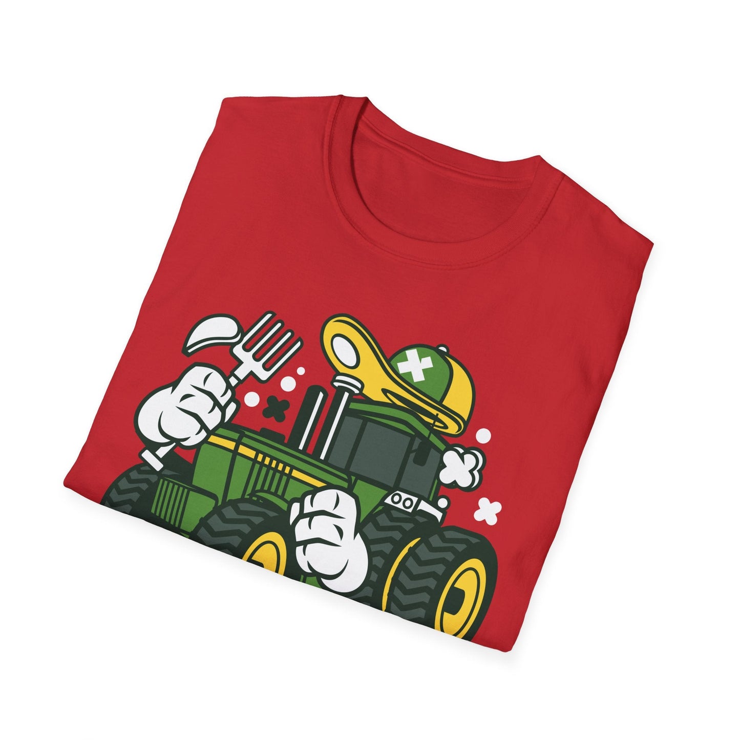 Cartoon T Shirt Animation Tee Funny Design Unisex Softstyle Cotton Shirt 64000 Comfort