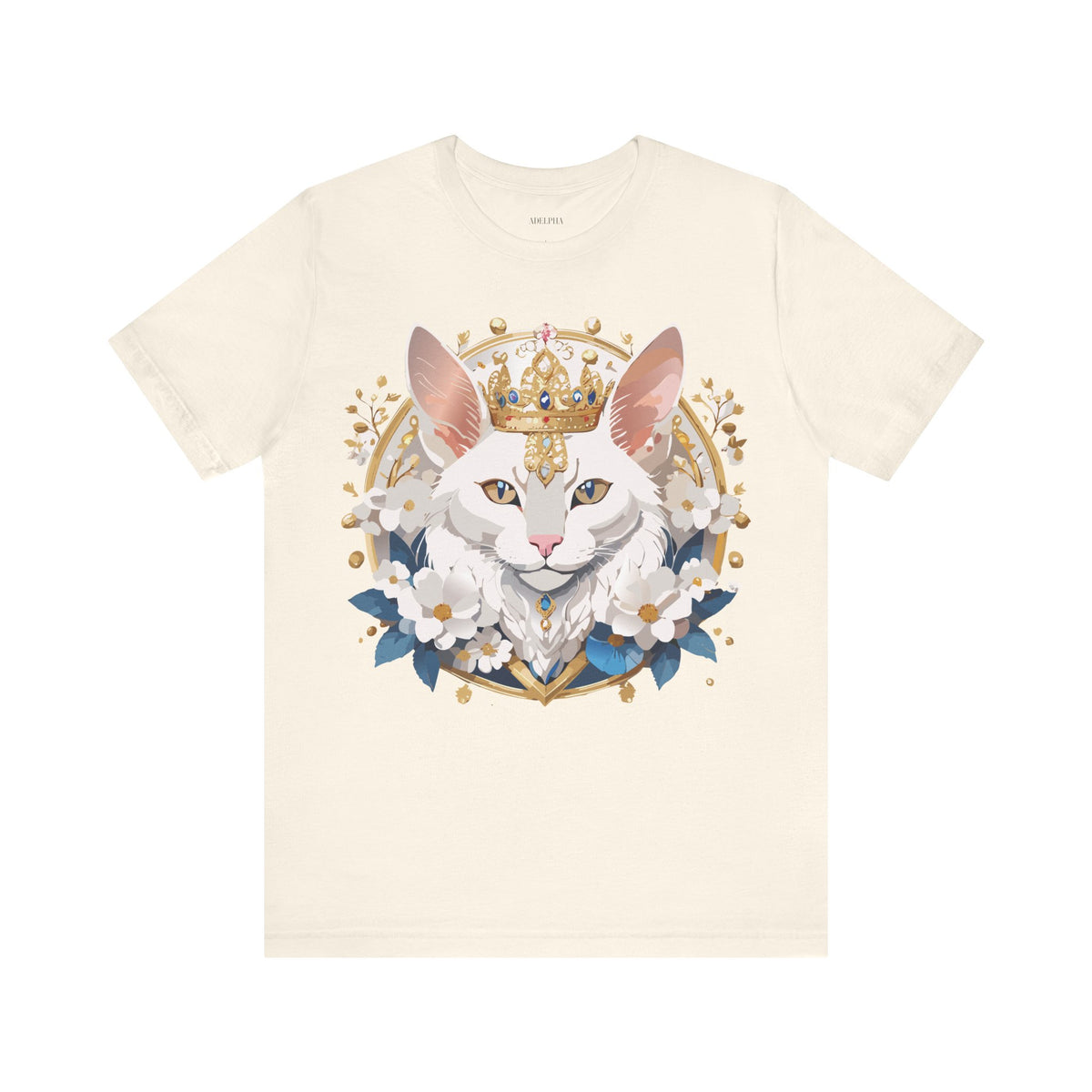 Medallion Graphic Unisex Cotton Bella+Canvas Tee with Art Design d35