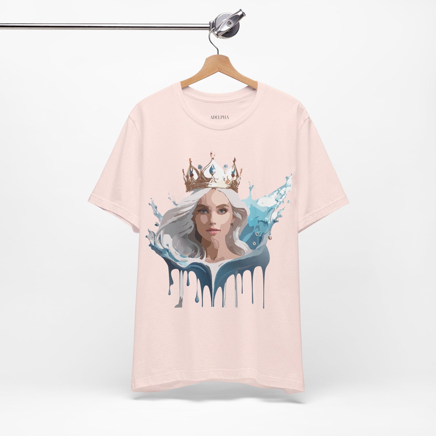Queen Graphic T Shirt By Adelpha Unisex Jersey Short Sleeve Vintage Inspired Art Tee