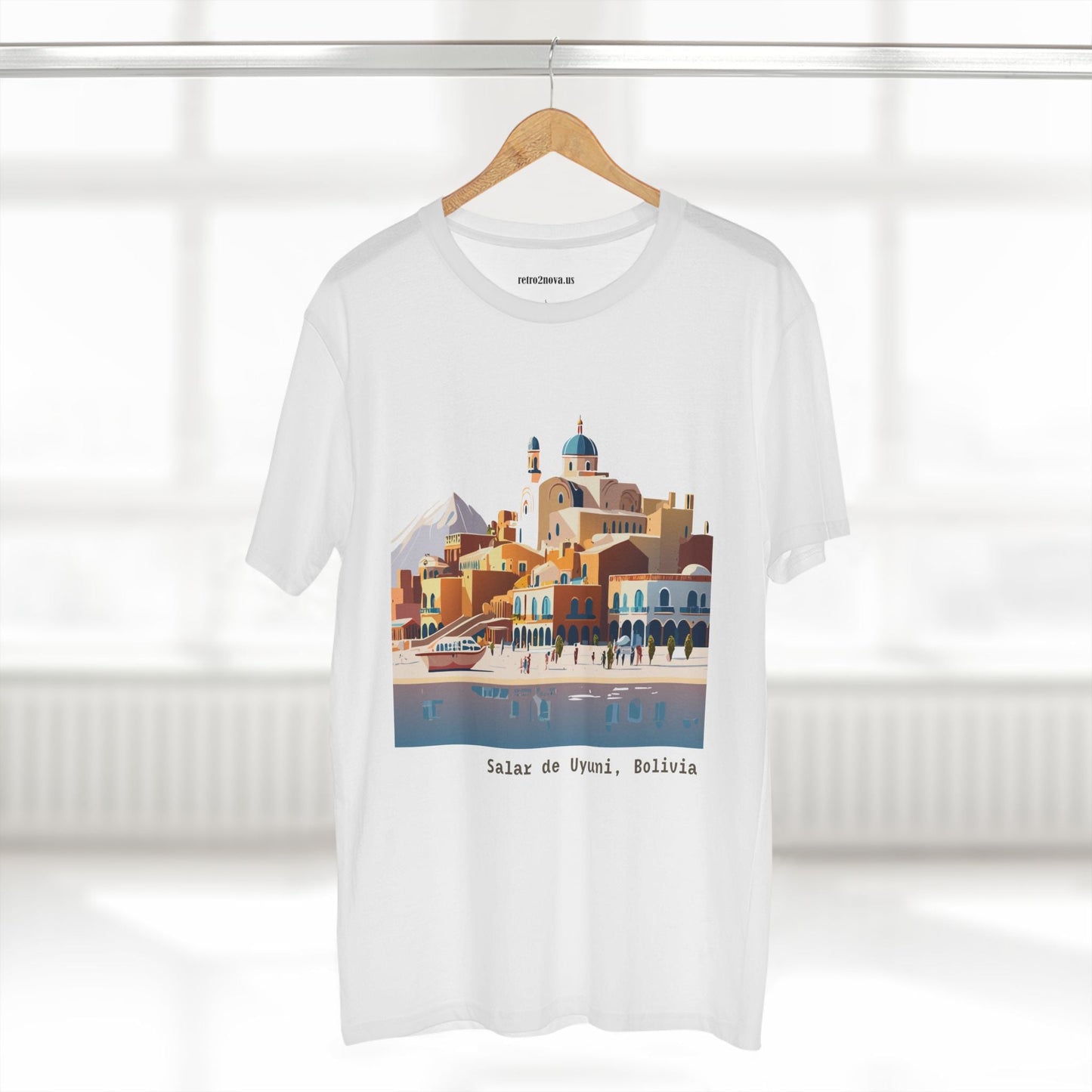 Bolivia Travel Shirt Unisex Premium Cotton Art Tee TT17 Retro2Nova Original Art Design Collection