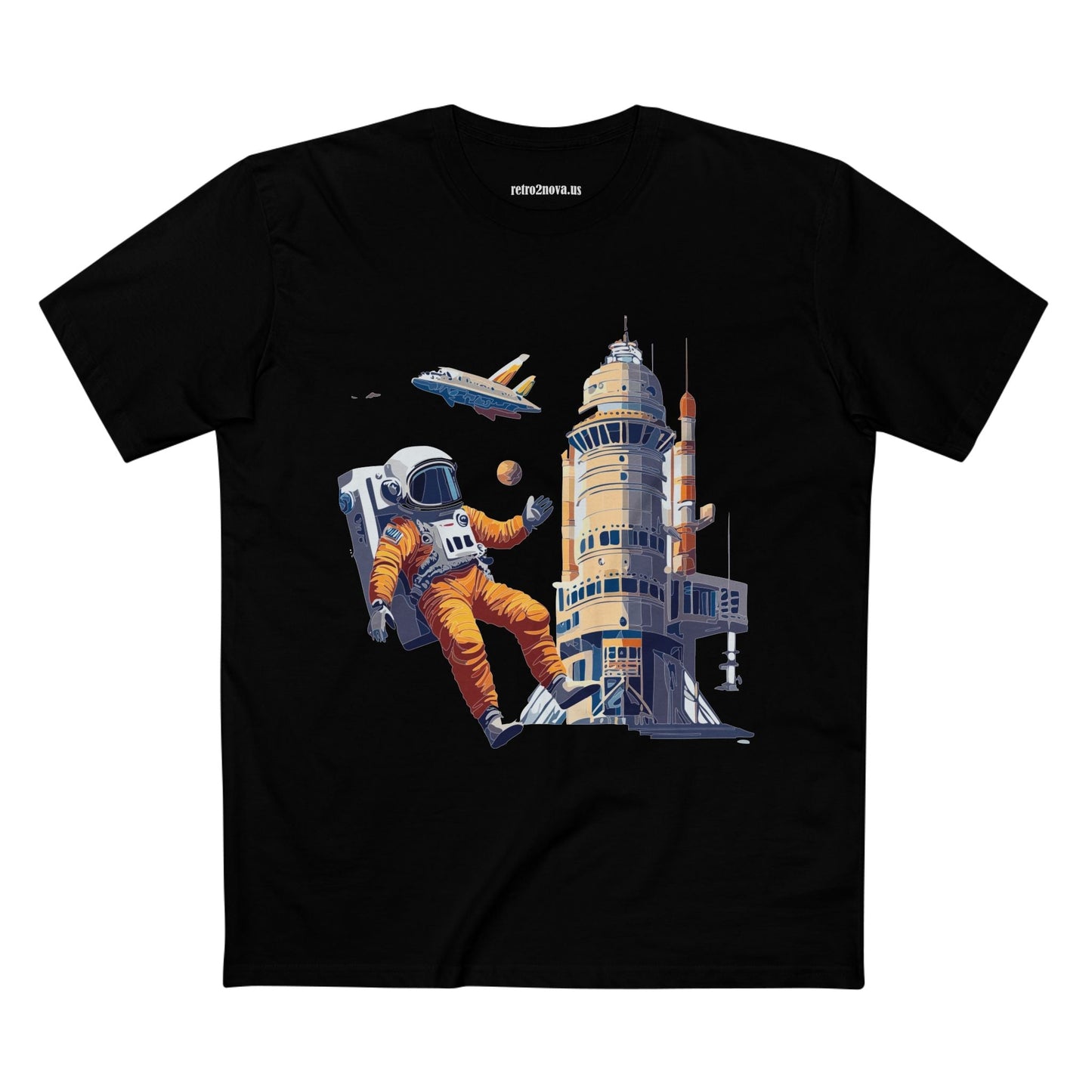 Cosmos Shirt Astronaut Design Unisex Premium Cotton Tee CS 32 Art Collection Original Art Design