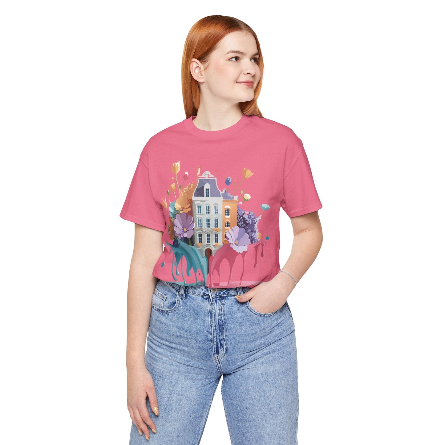 Amsterdam Graphic Tee Unisex Jersey Short Sleeve Shirt Travel Themed Original Artwork