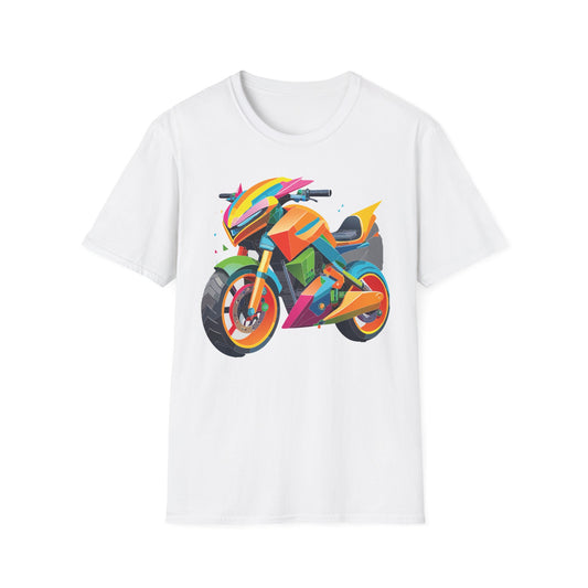 Moto Bike Motorcycle Graphic Tee Gildan Unisex 100 Cotton Tee Shirt m6