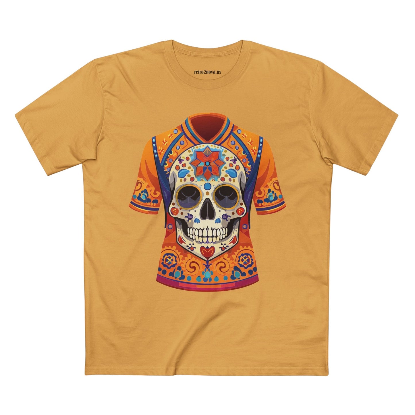 Skull Skeleton Shirt Unisex Premium Cotton Tee Art Collection Original Design Retro2Nova SS30