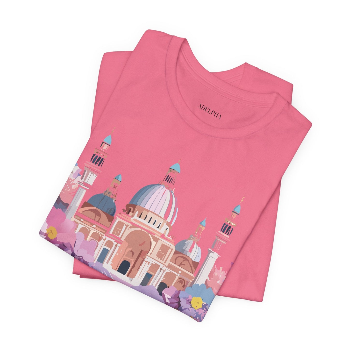 Venice Tourist Graphic Tee Unisex Jersey Short Sleeve Art By Vintage Style