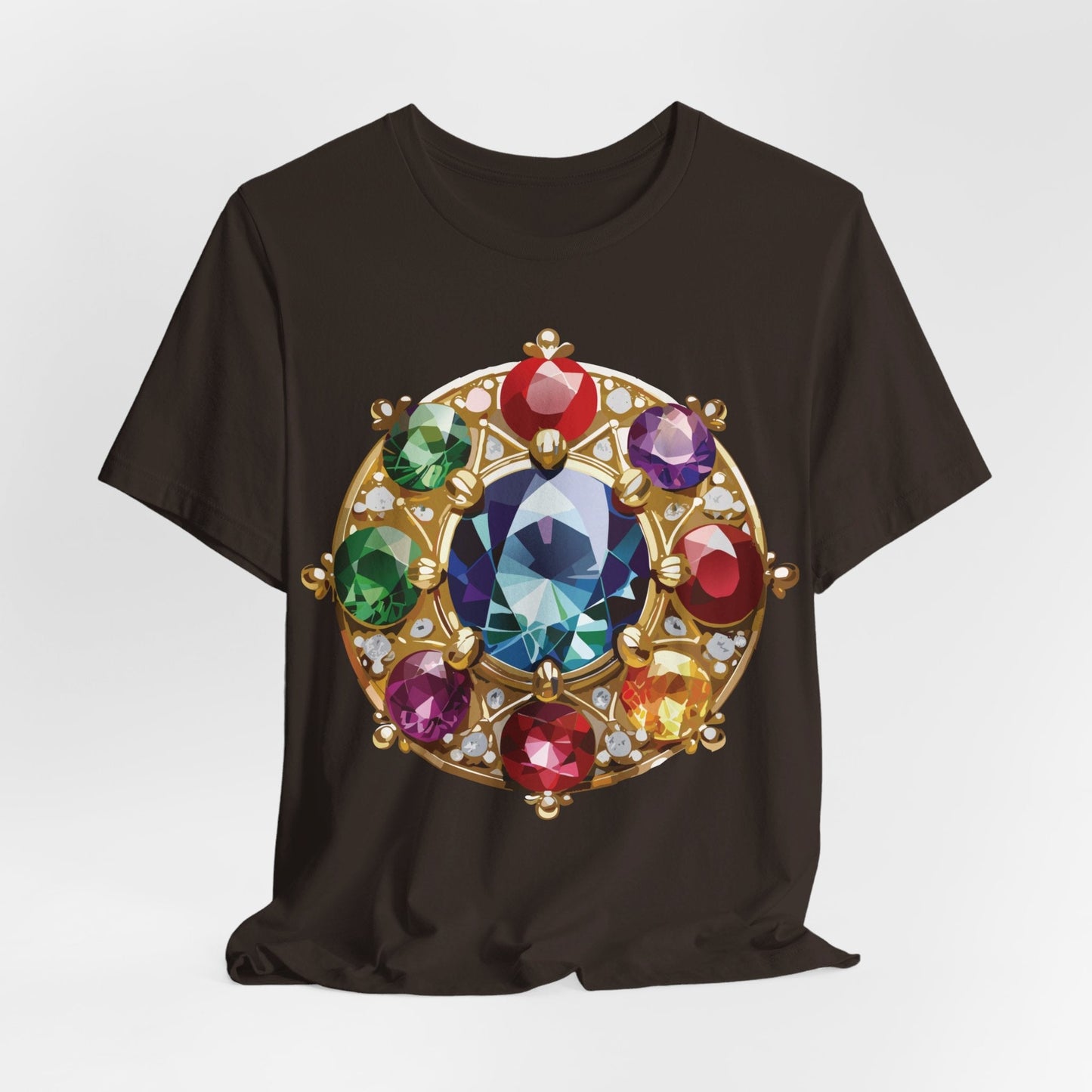 Jewelry Graphic Unisex 100 Cotton Vintage Treasure Art T-Shirt 39