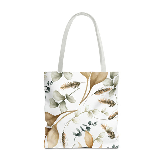 Canvas Bag with Floral Prints