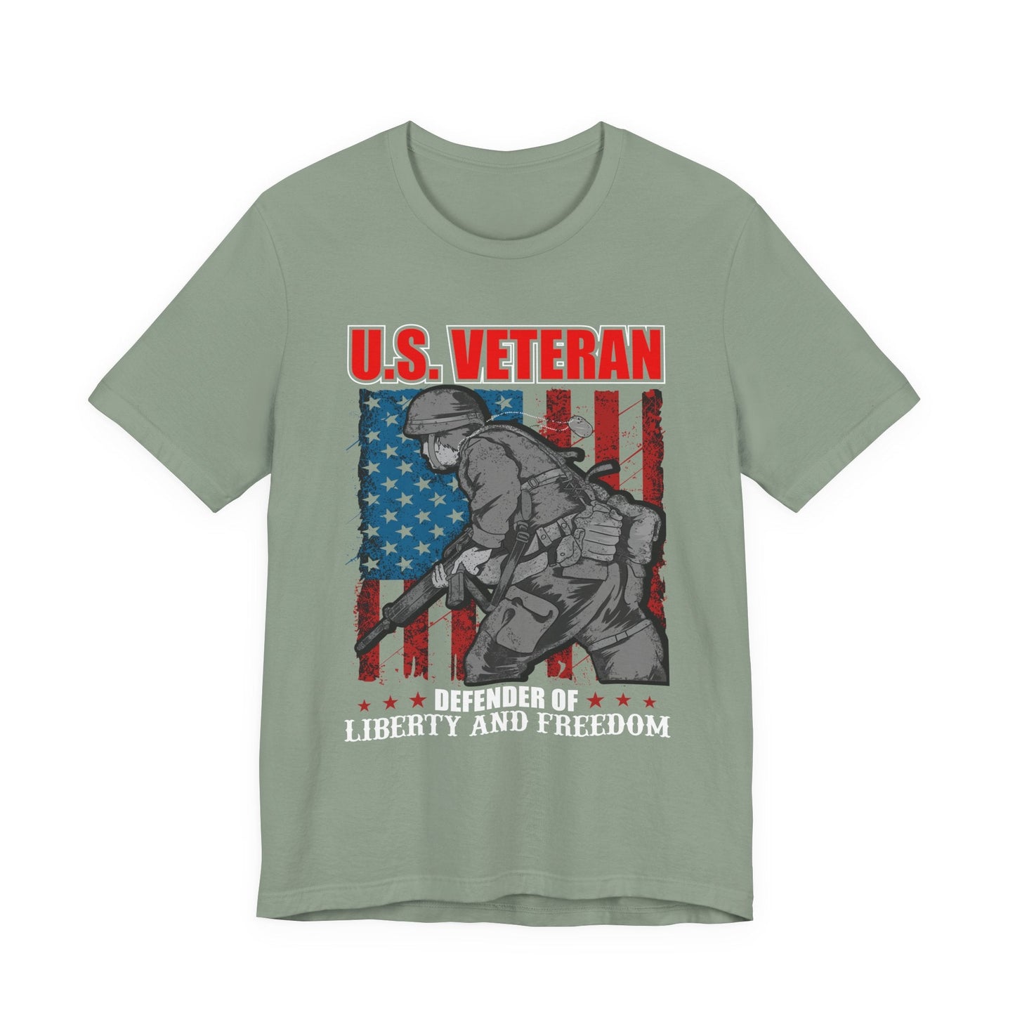 Army Veteran Patriotic Graphic Design Unisex Cotton T-Shirt v31