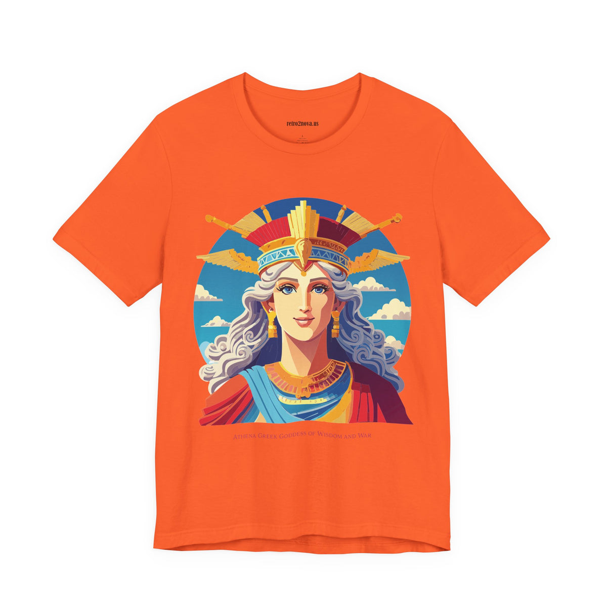 Goddess Graphic Unisex Cotton Bella+Canvas Tee with Athena
