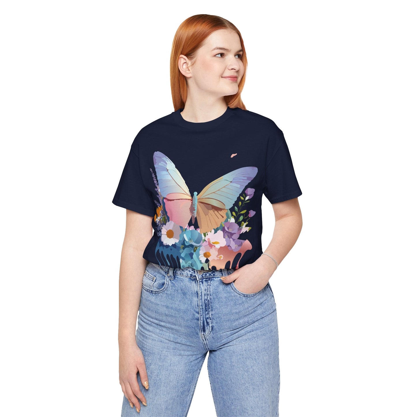 Butterfly Graphic Tee Unisex Adelpha Art Design Vintage Inspired Shirt
