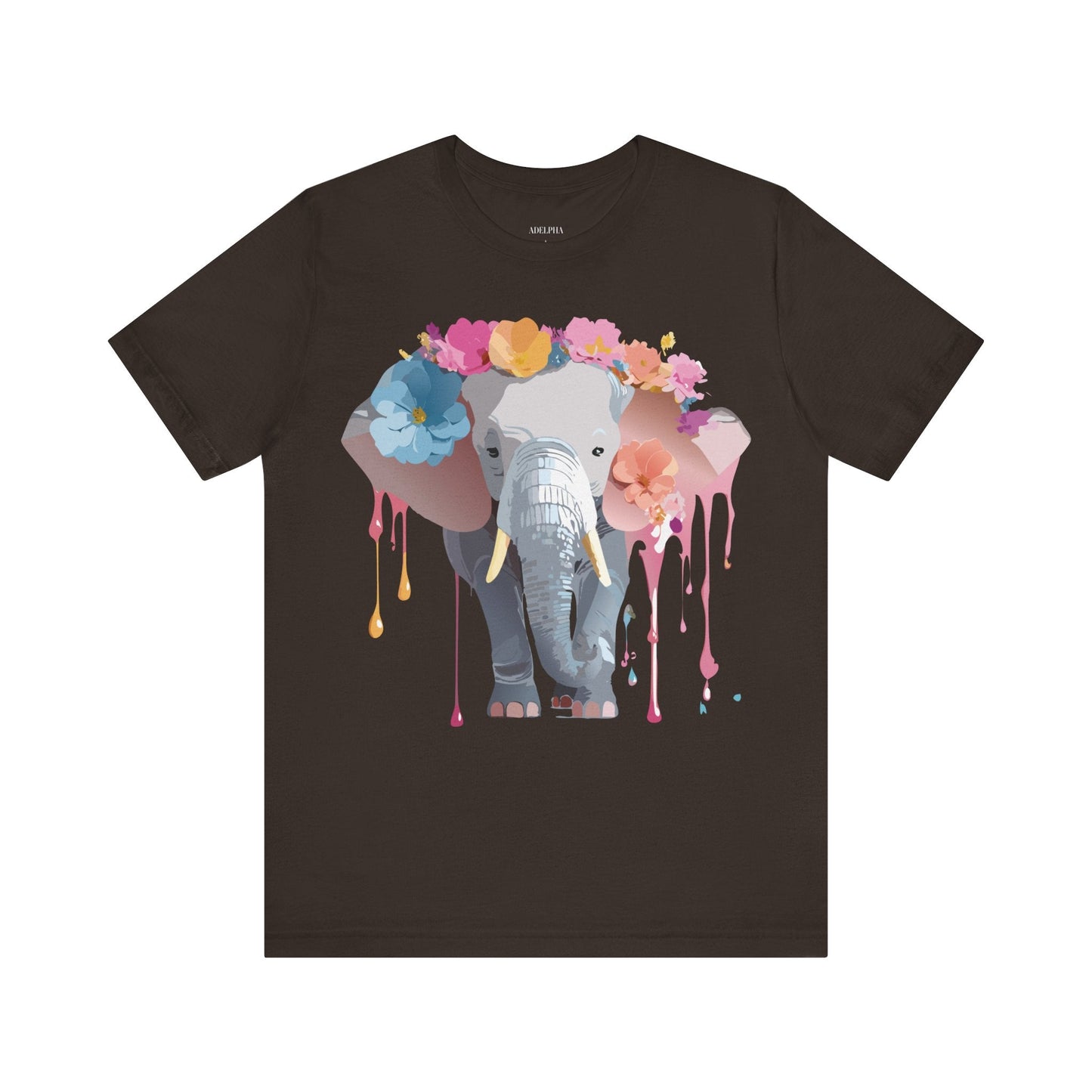 Vintage Inspired Adelpha Elephant Graphic T Shirt Unisex Short Sleeve Premium Artwork