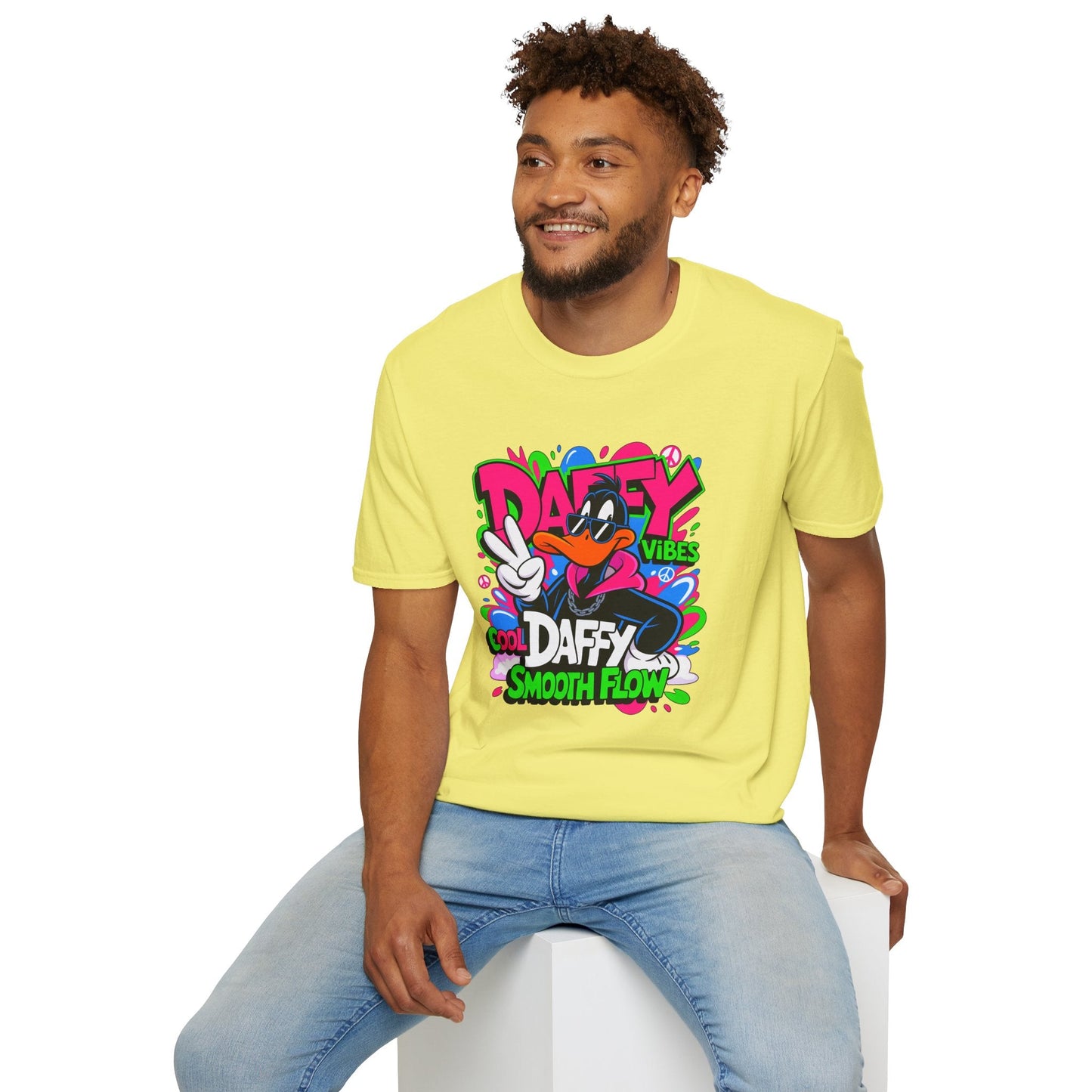 Unisex Cartoon T Shirt With Funny Animals Design Animation Tee Made From Softstyle Cotton