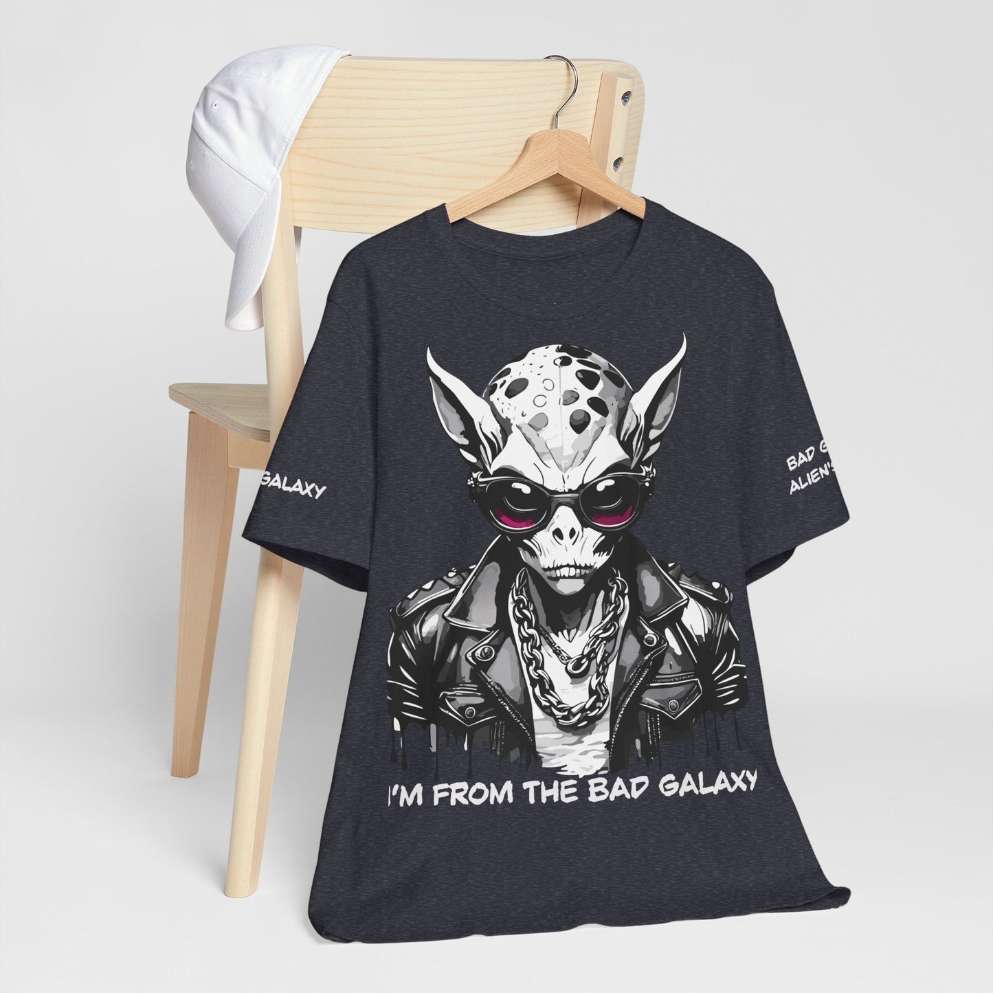 Alien Tee Shirt From Bad Galaxy Made To Order 100 Percent Cotton With Eco Friendly Inks