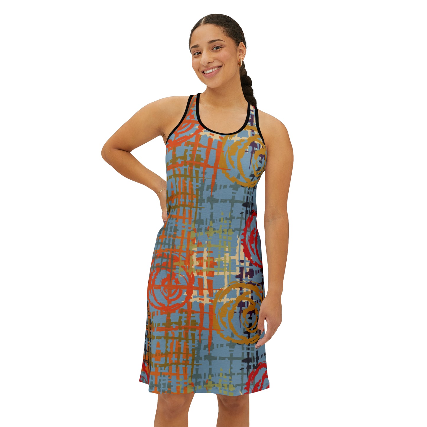 Summer Dress with Abstract prints