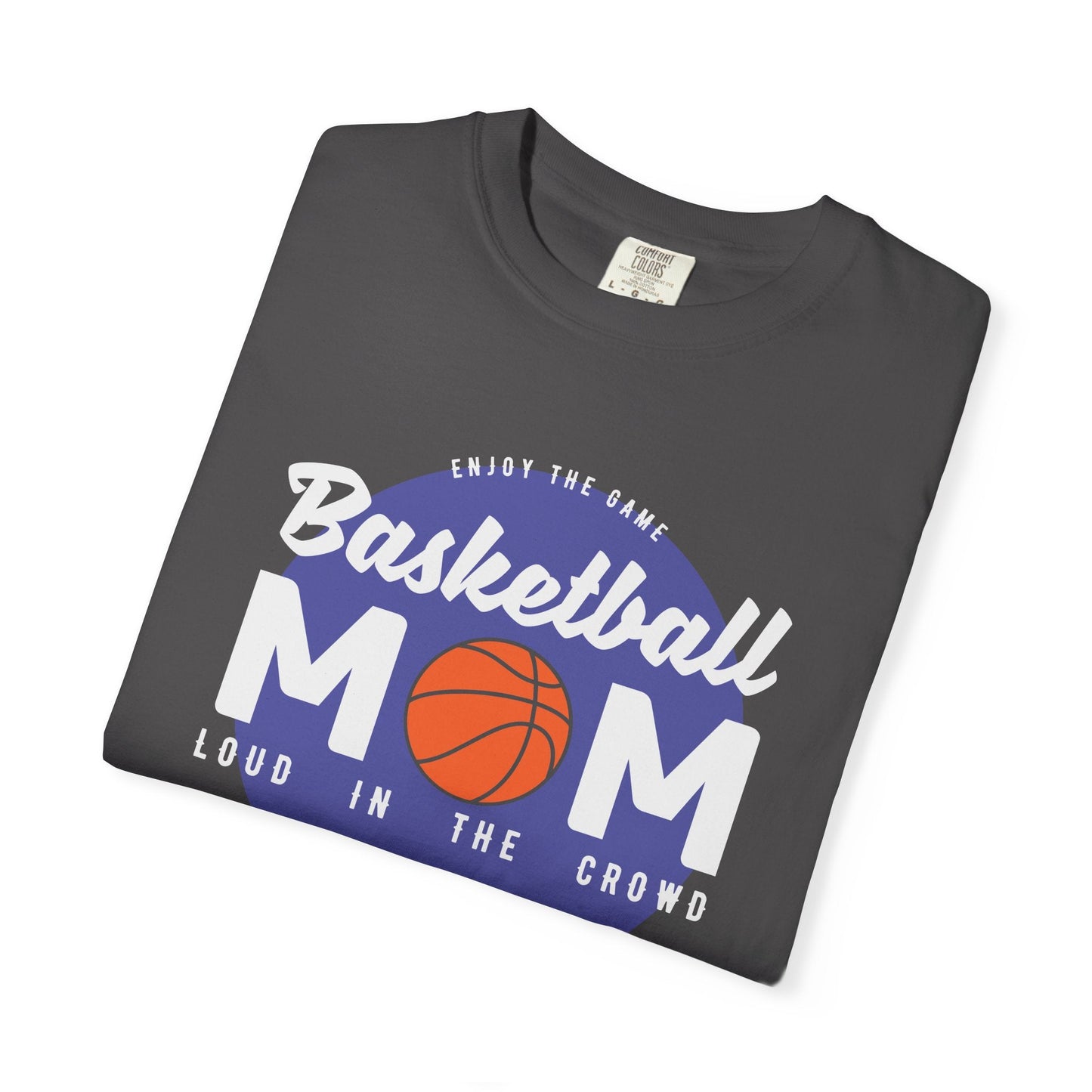 Basketball Mom T-shirt Mother's Day Mama Tee Unisex Comfort Colors Garment-Dyed Cotton h31