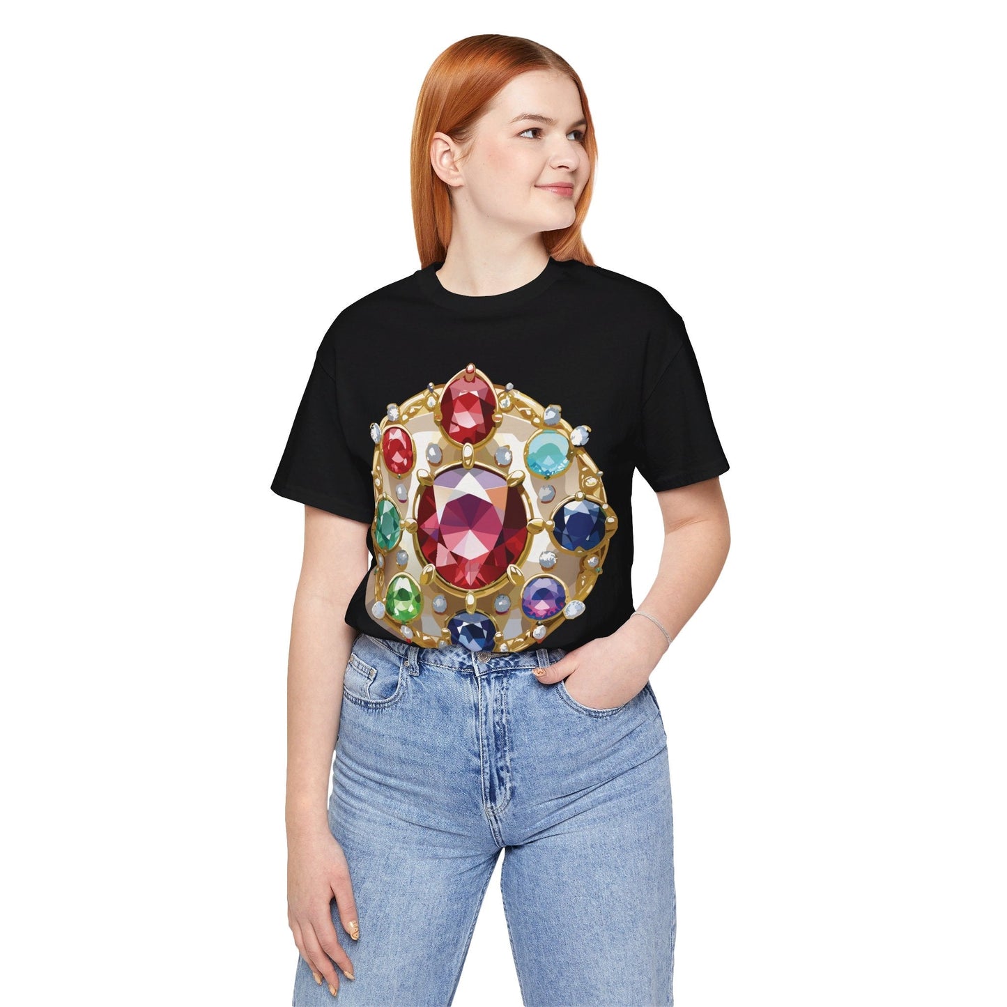 Adelpha Graphic T Shirt Unisex Vintage Artwork Tee Jewelry Design Short Sleeve Art Print