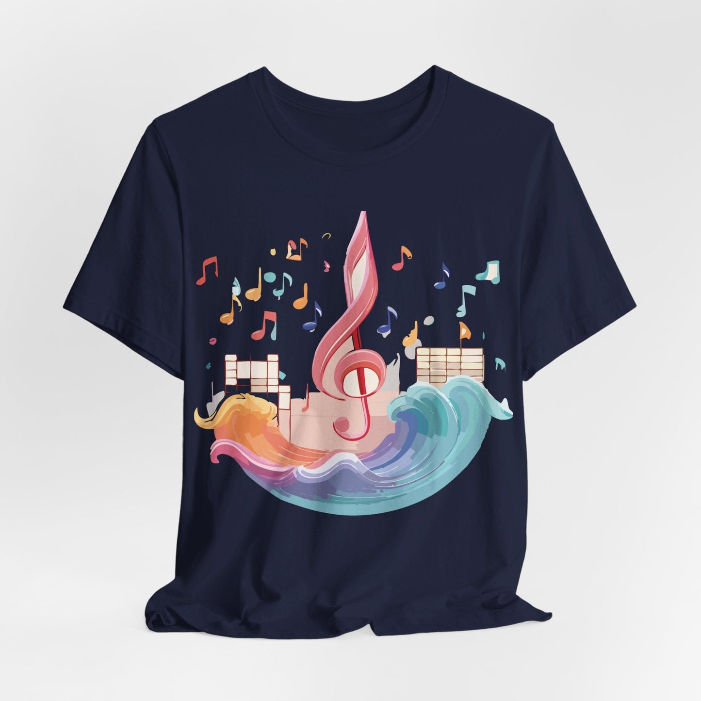 Adelpha Music Graphic T Shirt Unisex Short Sleeve Tee Vintage Inspired Art Design Premium