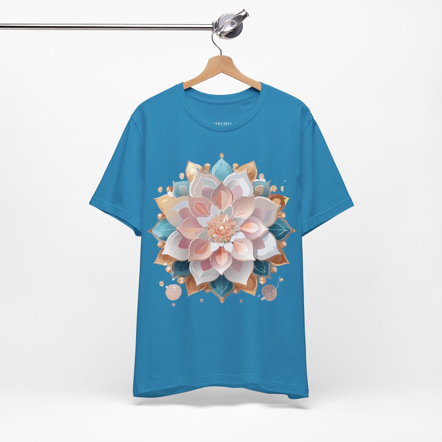 Adelpha Mandala Graphic Tee Unisex Jersey Short Sleeve Vintage Inspired Artwork Edition