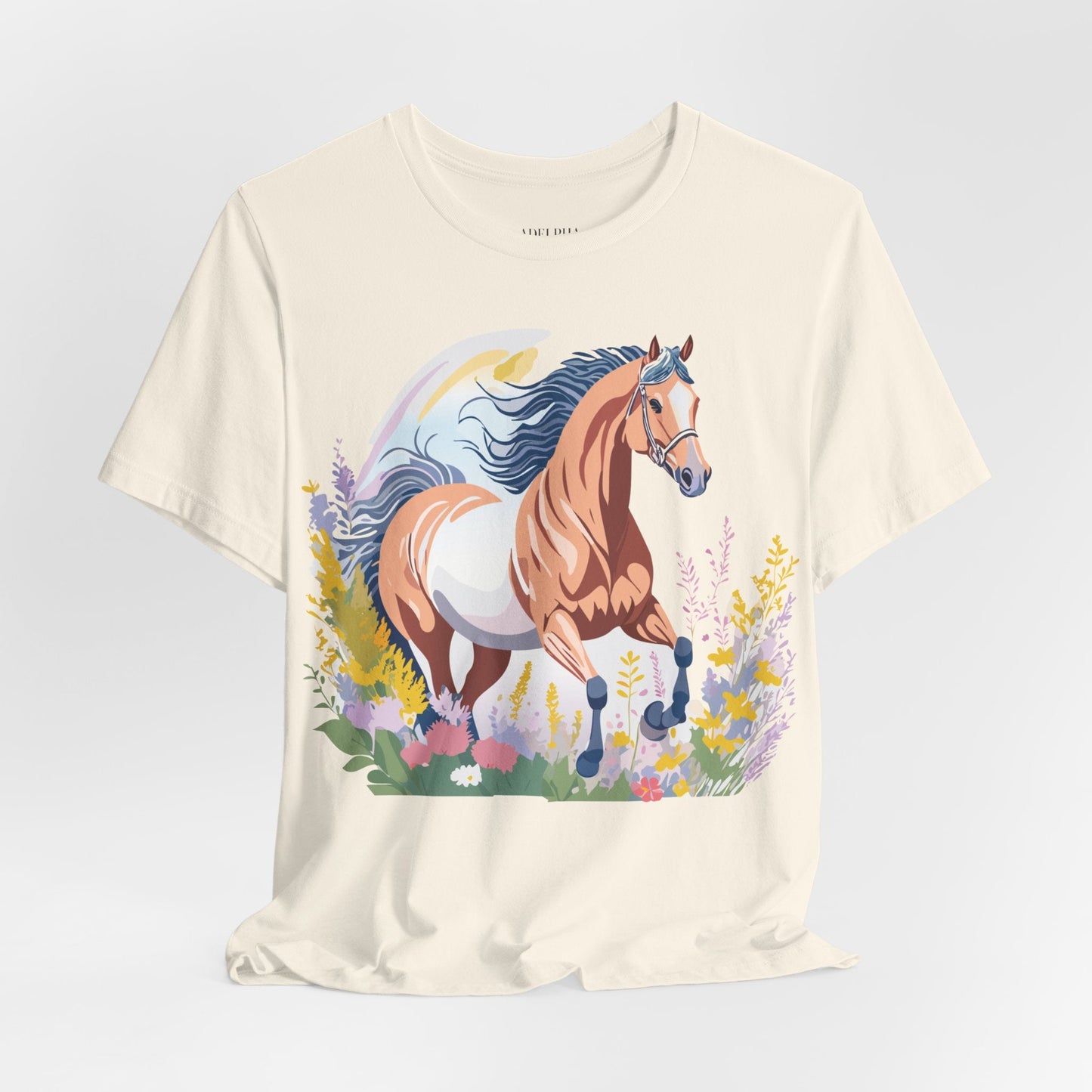 Horse Graphic Unisex 100 Cotton Vintage Animal Art T-Shirt 5
