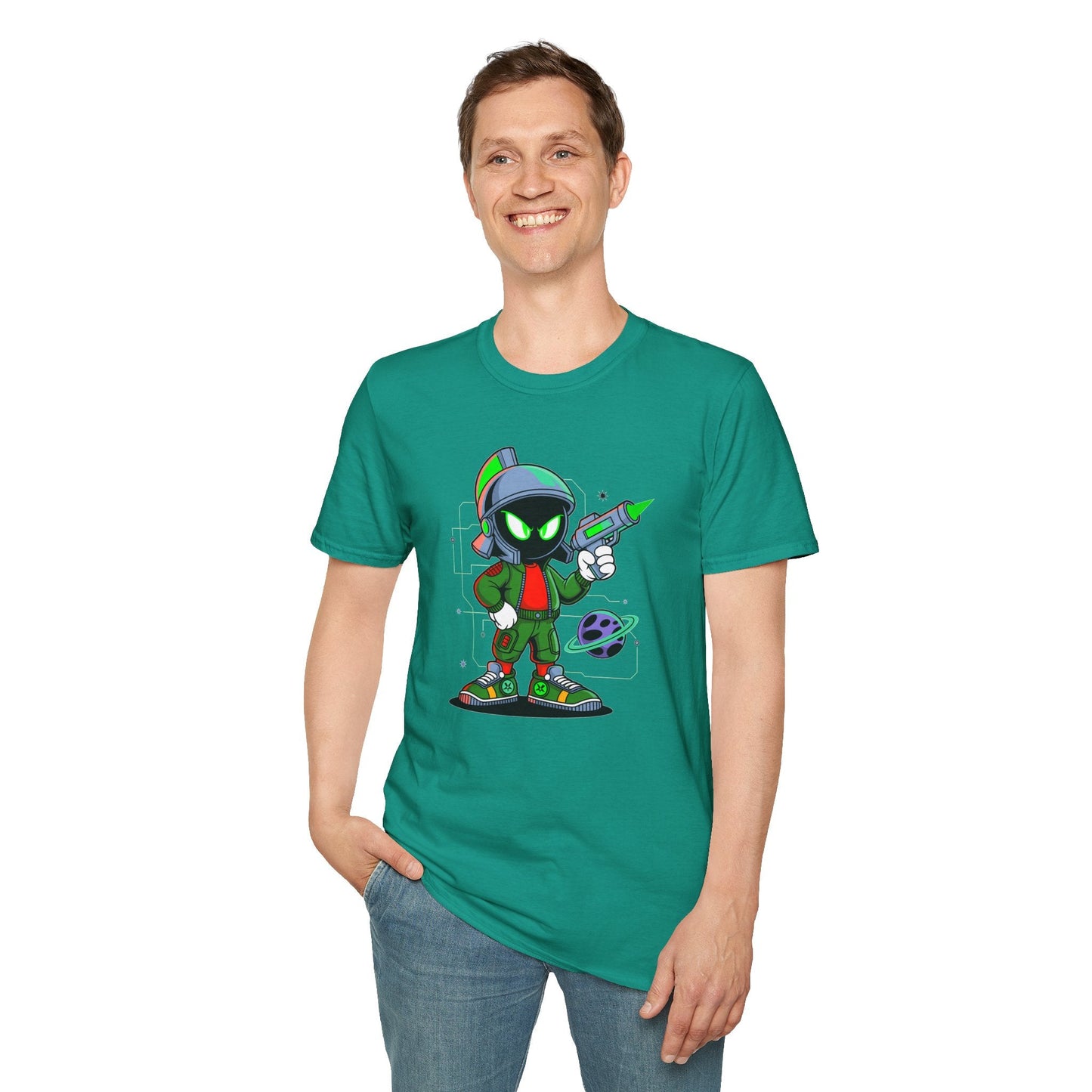Unisex Cartoon T Shirt With Animation Design Funny Animals Tee Shirt For All Ages