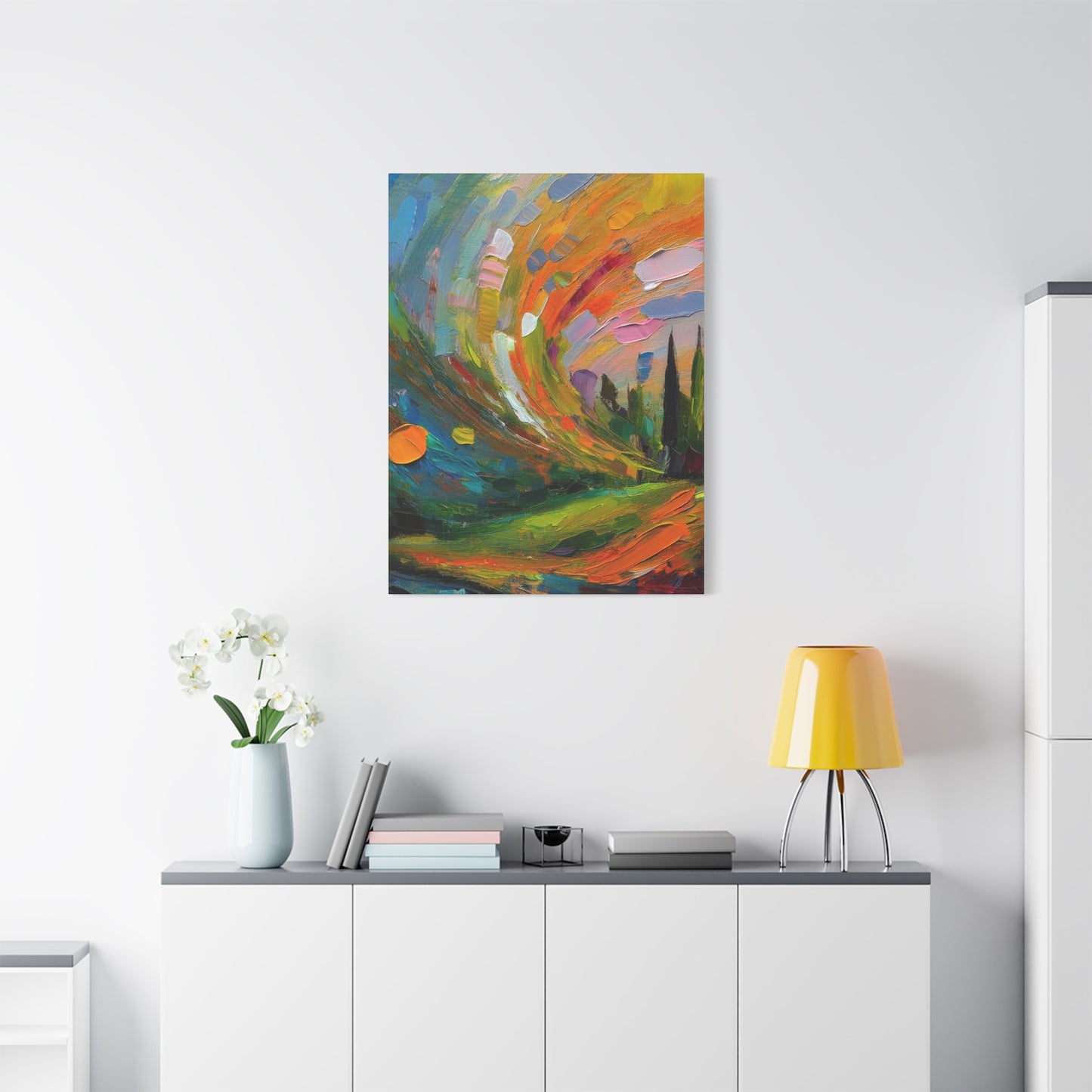 Abstract Oil Painting Print Canvas 20x24,20x30,24x30 24x32,24x36,30x40 32x48,36x48,40x60 Pine-Wood Inner Frame ABS-119