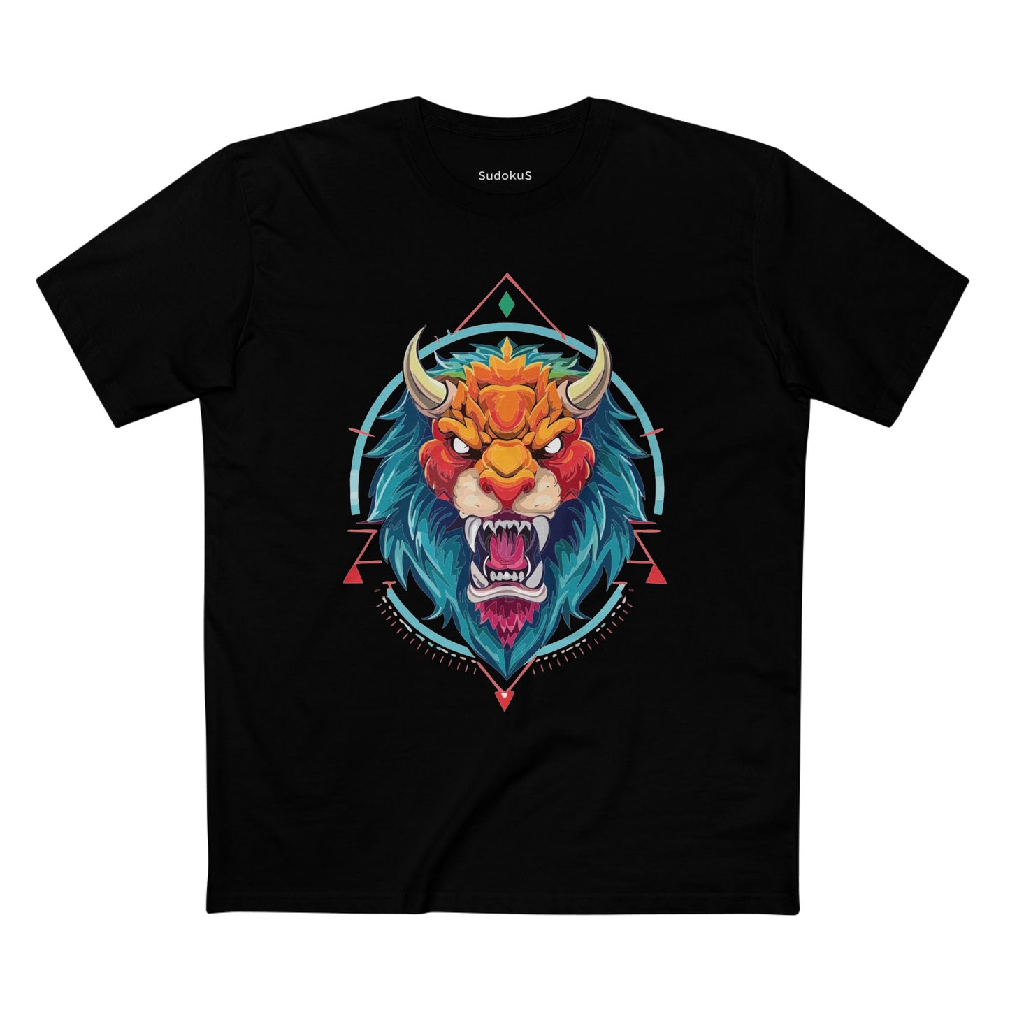 Cartoon Monsters Graphic Unisex 100 Cotton Staple Tee 19