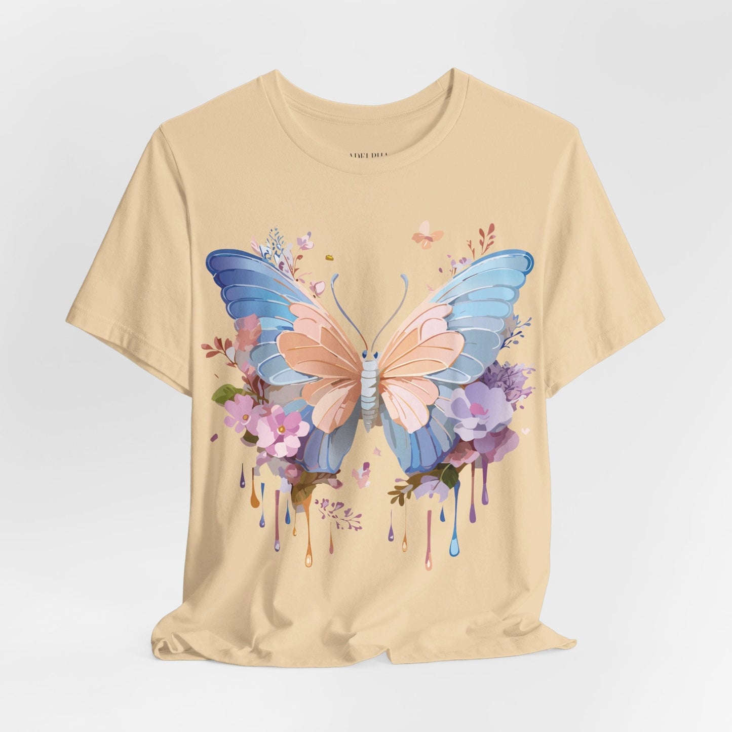 Butterfly Graphic Tee Unisex Jersey Short Sleeve Art Design Adelpha