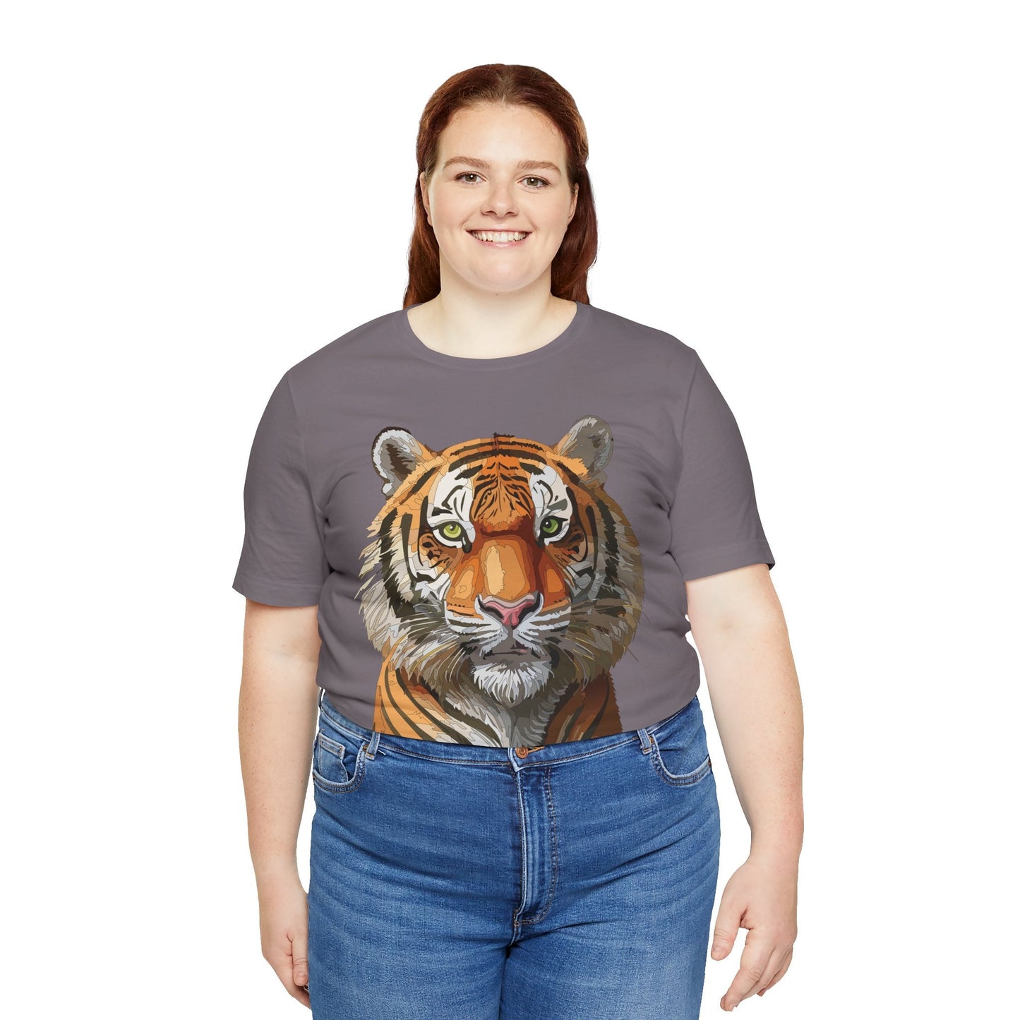Unisex Animal Art Design Tee Shirt Wild Animals Graphic Tee Softstyle Gildan 64000