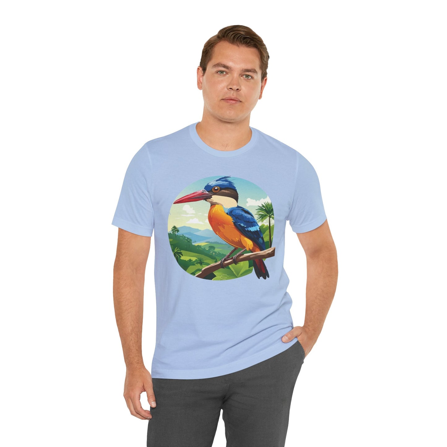 Unisex Animal Shirt With Art Design Featuring Wild Animals Jersey Short Sleeve Tee
