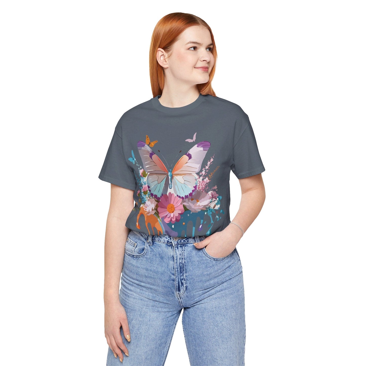 Butterfly Graphic Tee Unisex Premium Art Design Original Adelpha Artwork