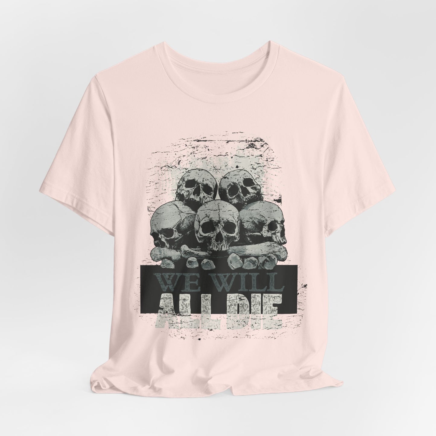 All Die Skull Graphic Design Tee, Skull Shirt, Vintage Tees, Art Design T-Shirt, Graphic Tee, Art Shirts