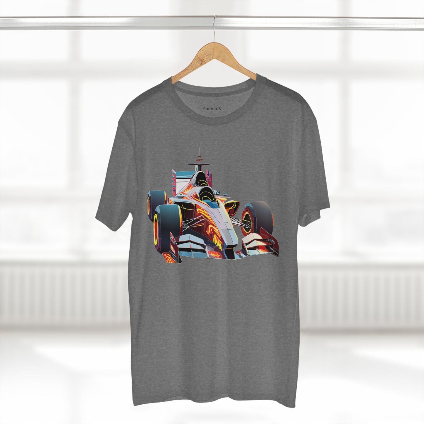 Car Graphic Unisex 100 Cotton Staple Tee 6