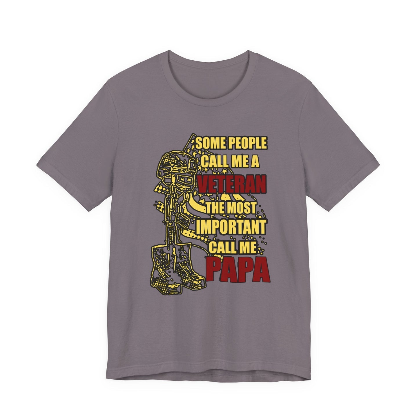 Army Veteran Patriotic Graphic Design Unisex Cotton T-Shirt v58