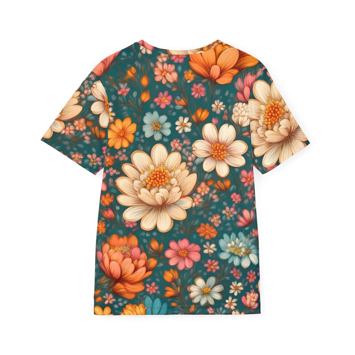Unisex Floral Shirt, Floral Tee Shirt, Floral T-Shirt, T Shirt with Flowers 8