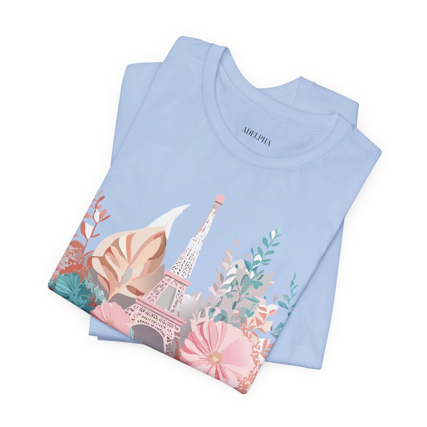 Adelpha Paris Graphic Tee Unisex Short Sleeve Shirt Vintage Art Design Premium Artwork