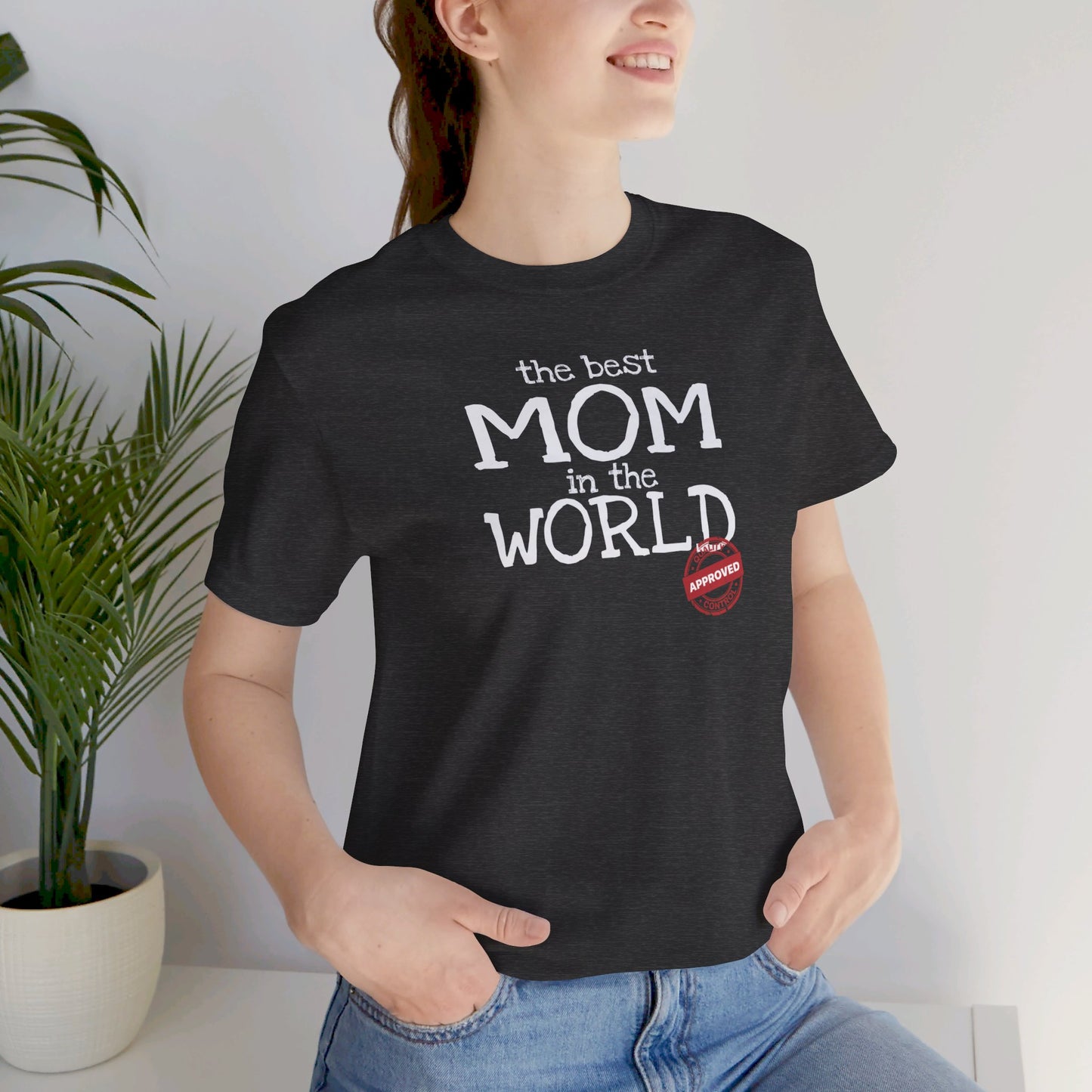 Cotton Tee Shirt with Mom Signature