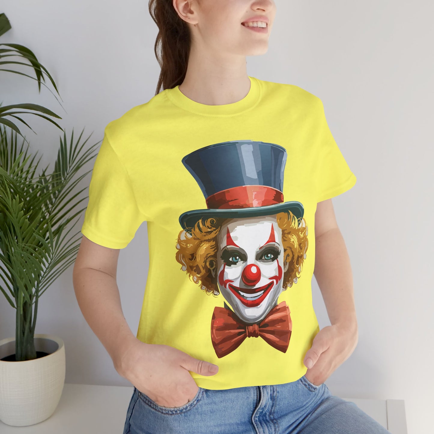 Clown Shirt, Funny Shirt, T-Shirt with Clown, Funny Art Design Tee, Circus Tees, Circus T-Shirt, Unisex Humor Wear 11