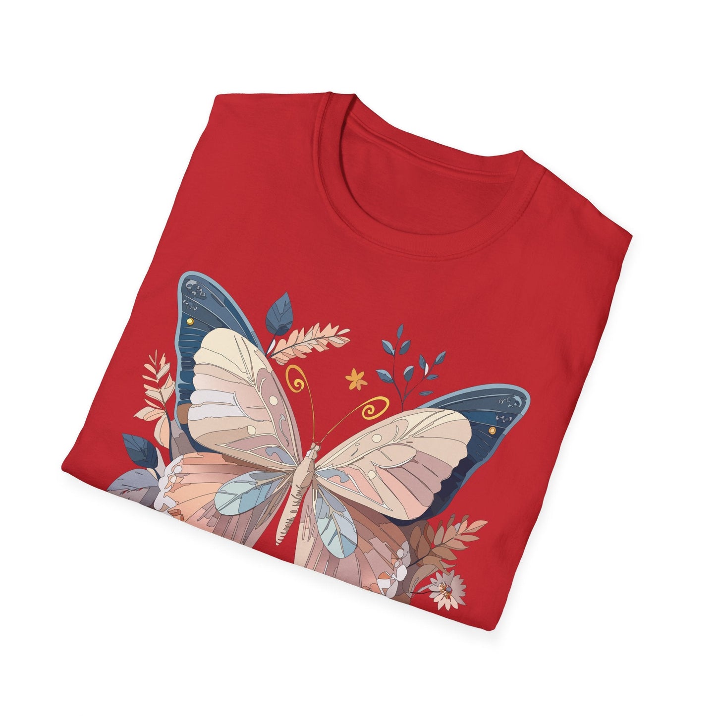 Monarch Butterfly Shirt Unisex Softstyle T Shirt 100 Percent Ring Spun Cotton Gildan 64000