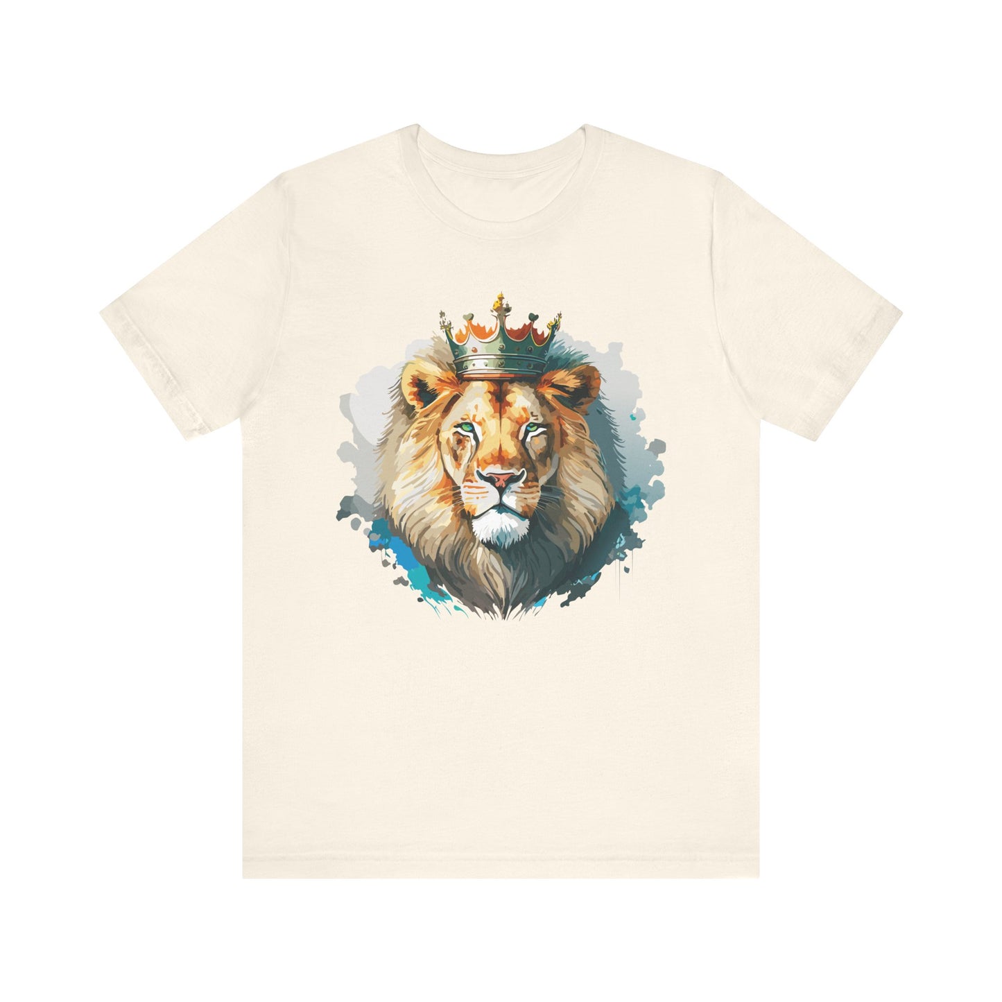 Lion Shirt, Animal Shirt, T-Shirt with Lion, Art Design Tee, Animal Tees, Safari T-Shirt, Crown Tee 13