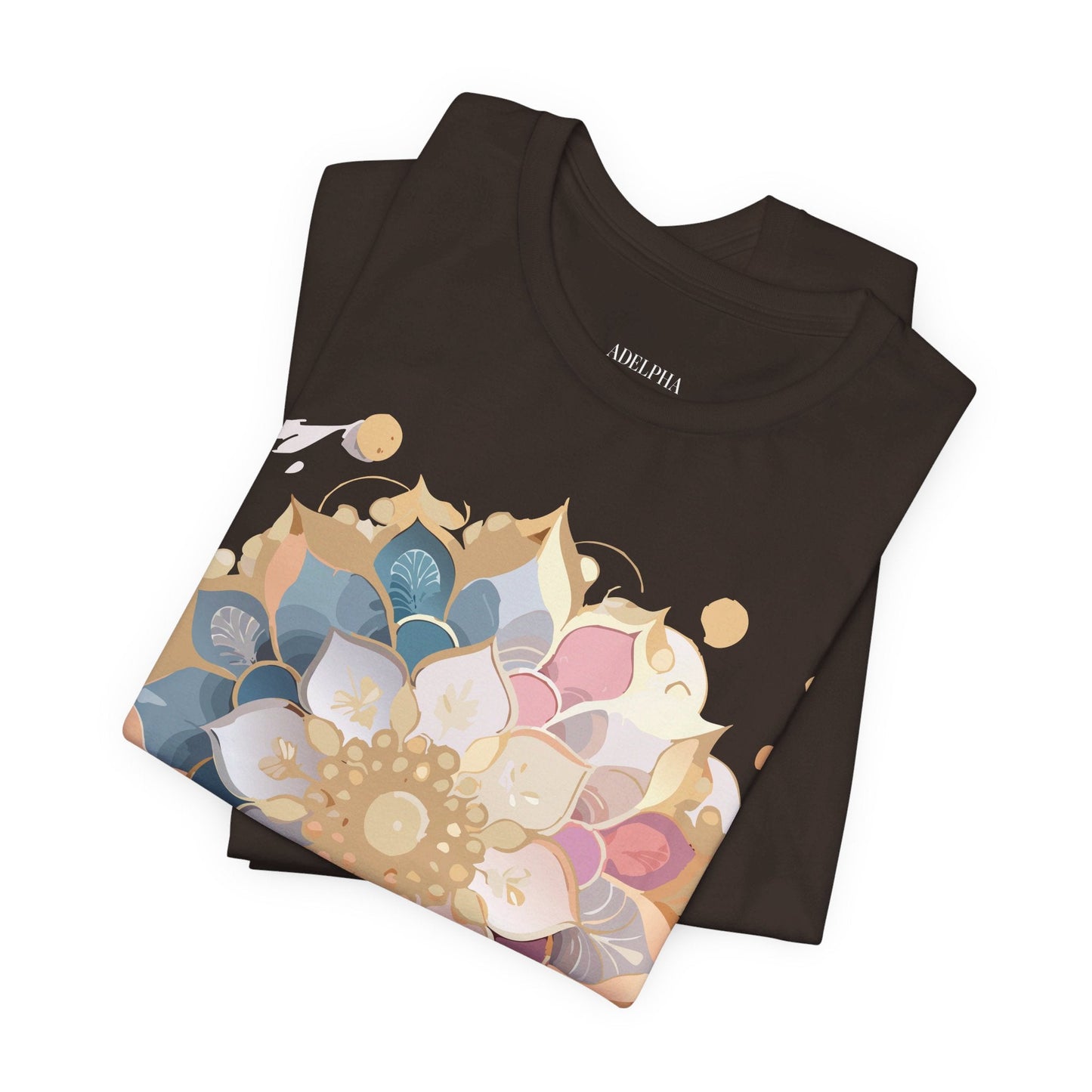 Mandala Graphic Tee Unisex Jersey Short Sleeve From Adelpha Vintage Inspired Artwork