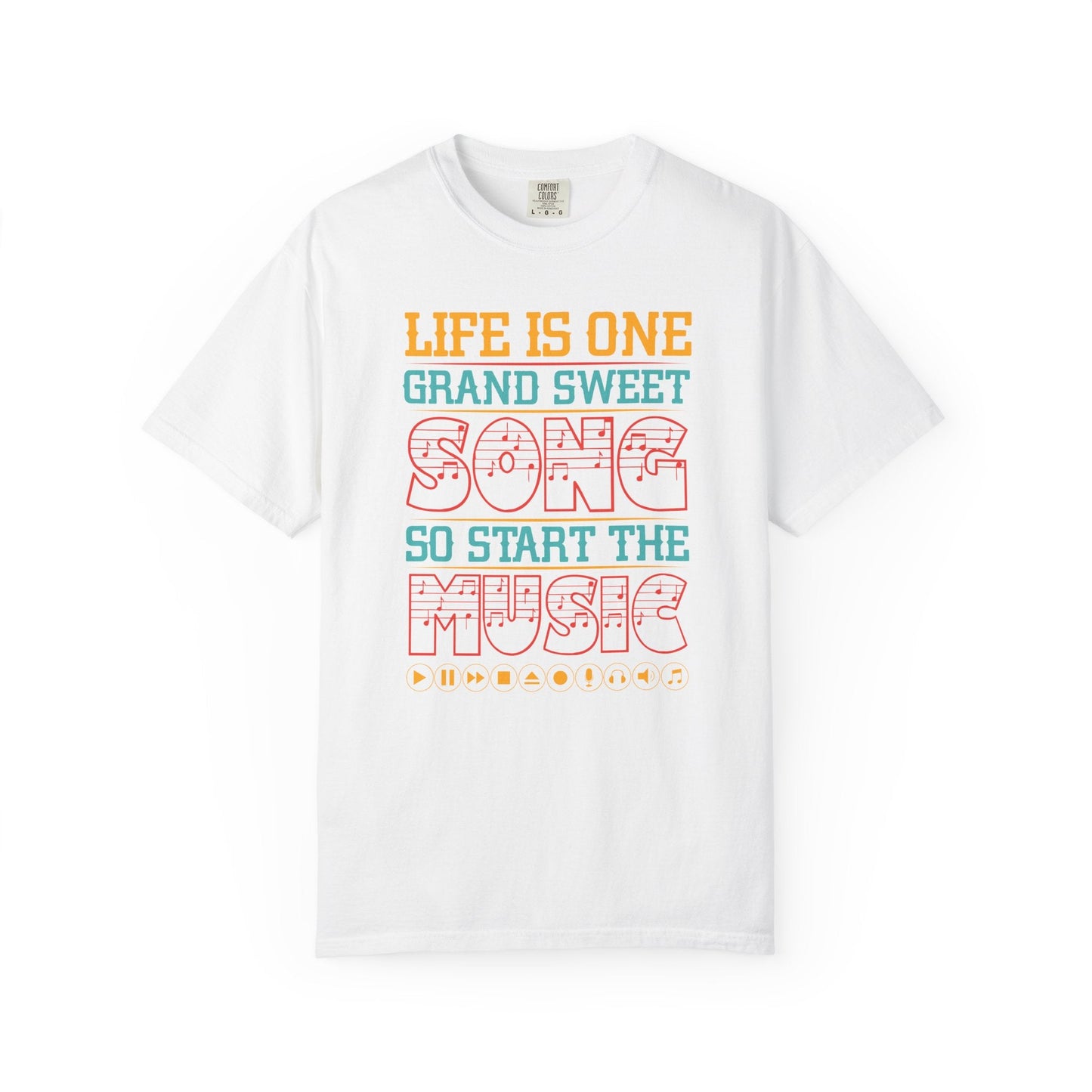 Music Graphic Design Unisex Cotton T-shirt 023