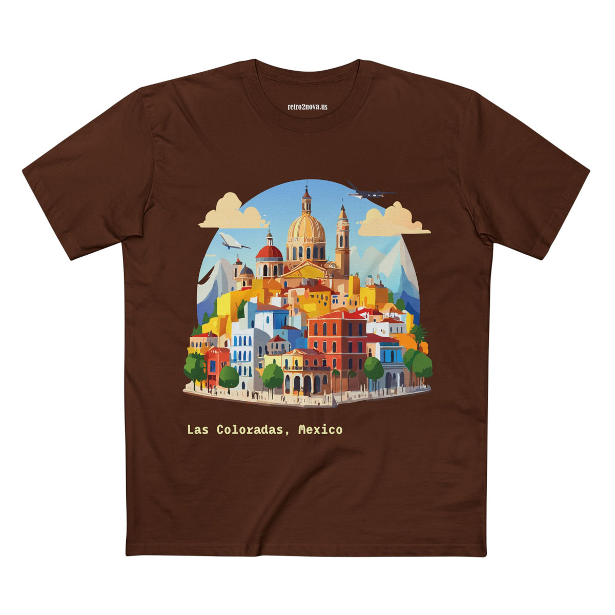 Las Coloradas Mexico Cityscape tee | Travel souvenir tee