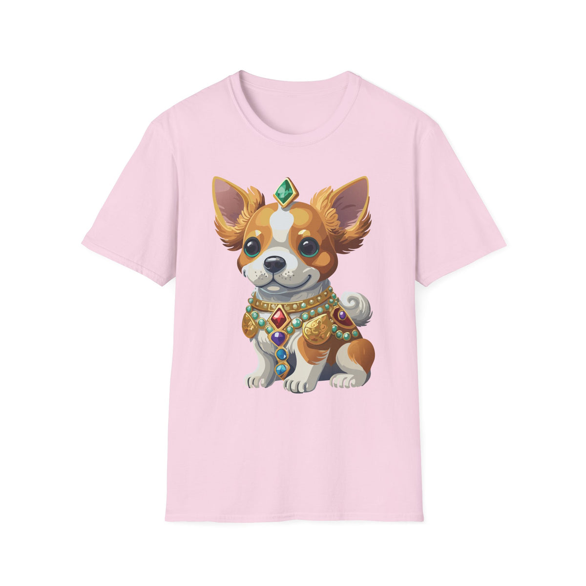 Corgi Prince T-Shirt — Cute Royal Dog Graphic Design Unisex 100 Cotton Gildan T-Shirt