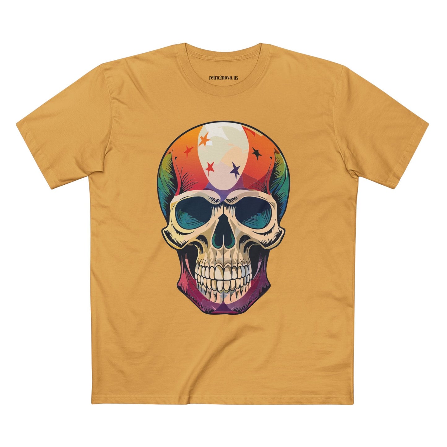 Skull And Skeleton Shirt Unisex Premium Cotton Staple Tee With Art Design Retro2Nova SS7