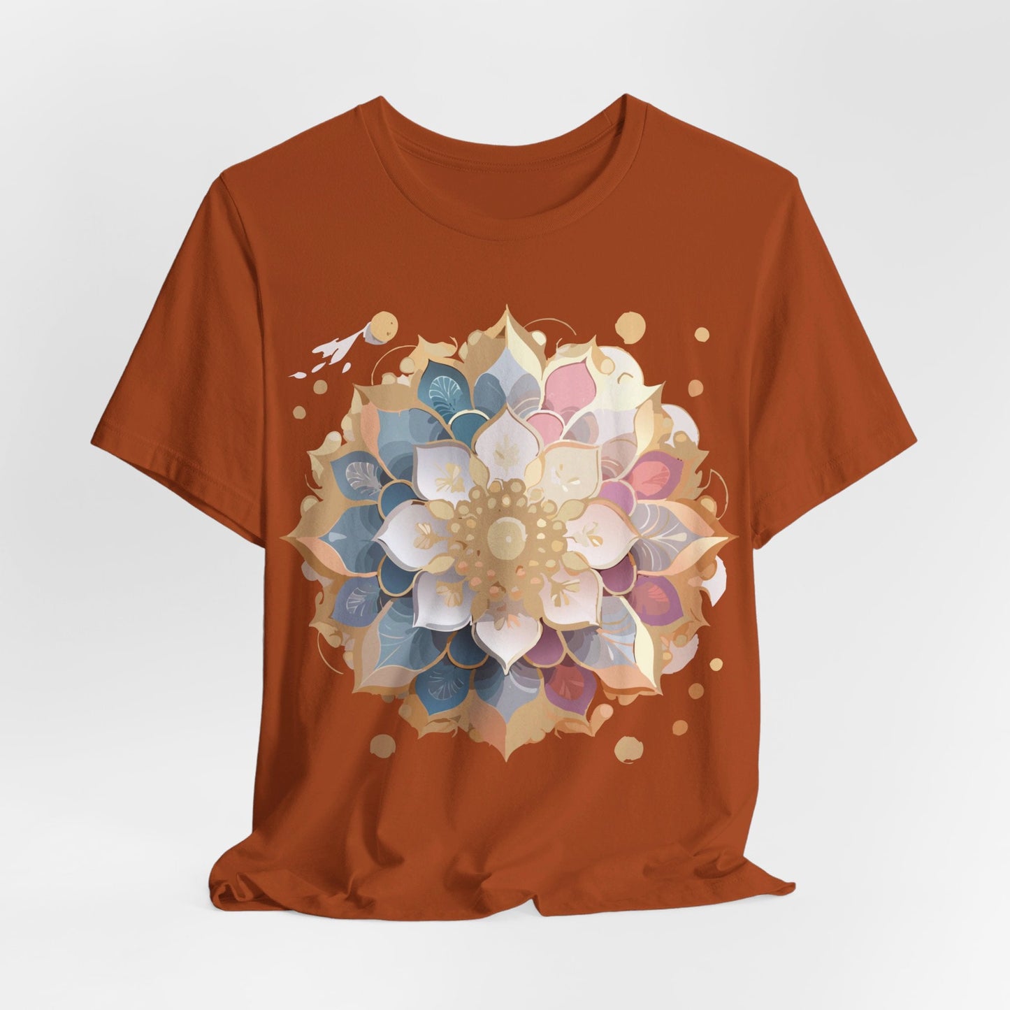 Mandala Graphic Tee Unisex Jersey Short Sleeve From Adelpha Vintage Inspired Artwork