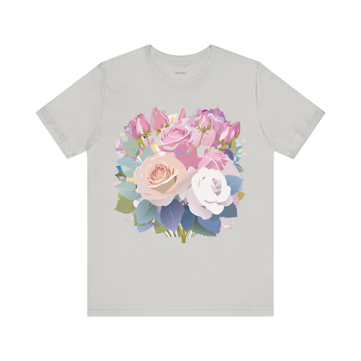 Floral Graphic Tee Shirt - Bella+Canvas Unisex 100 Cotton 19