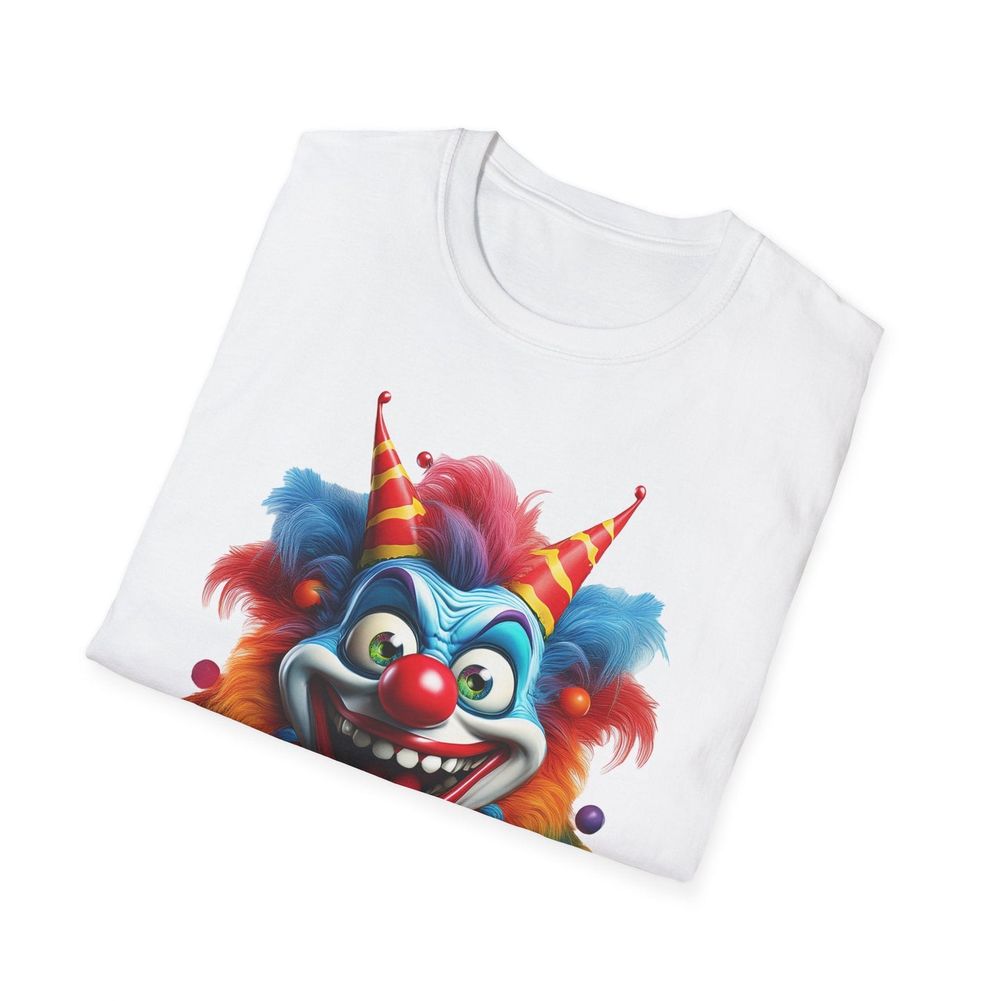 Clown Shirt For Men And Women Funny Circus Tee Scary Man Shirt Unisex Softstyle Tee