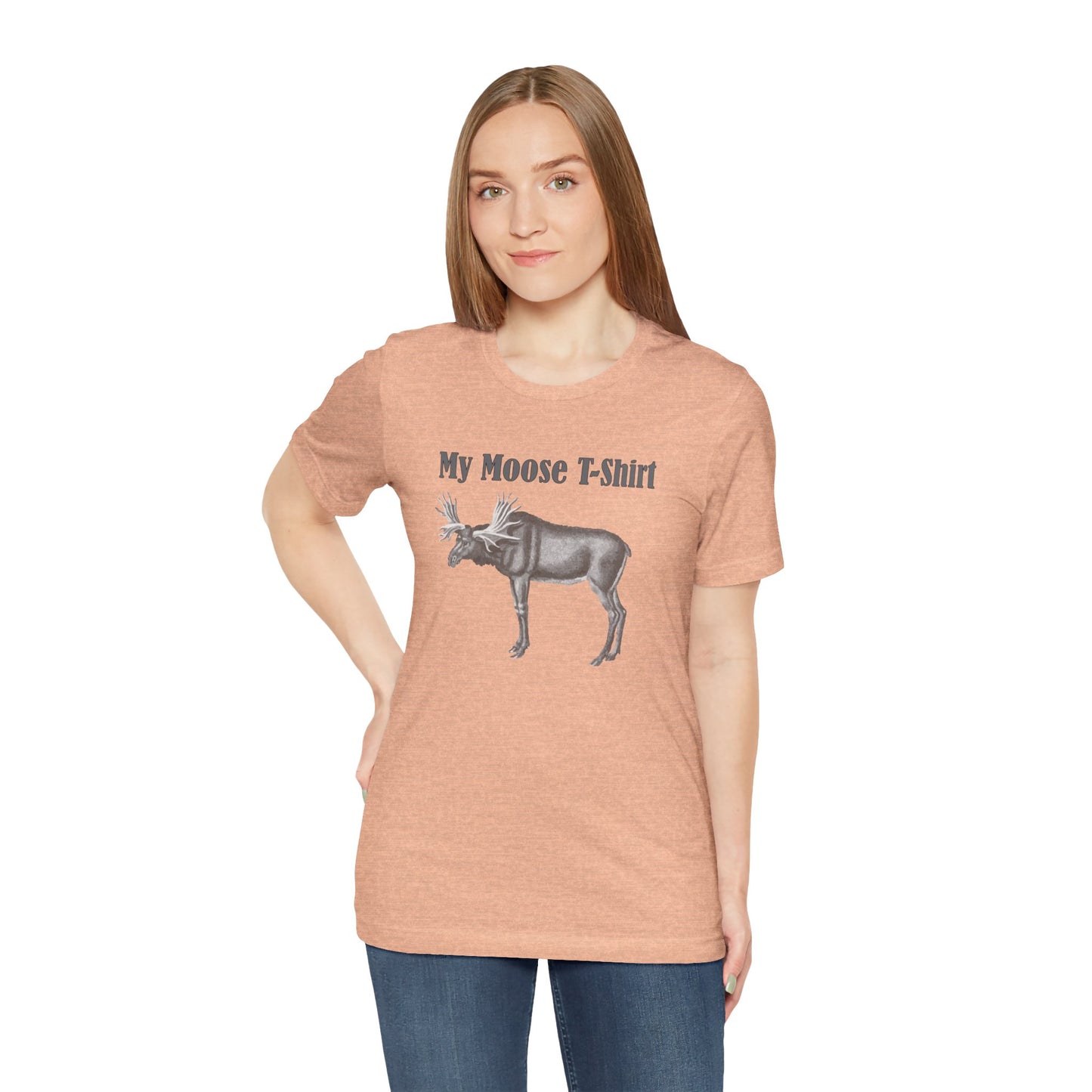 Unisex Cotton Tee Shirt with animals Print